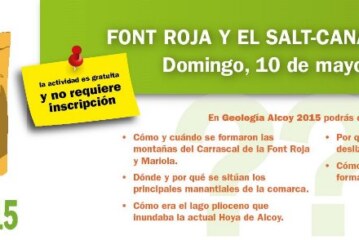 Ciclo Hídrico participa en el Geolodía Alcoy 2015