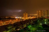 Night storm in Alicante