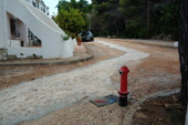 Hydraulic works in the supply network of Jesus Pobre